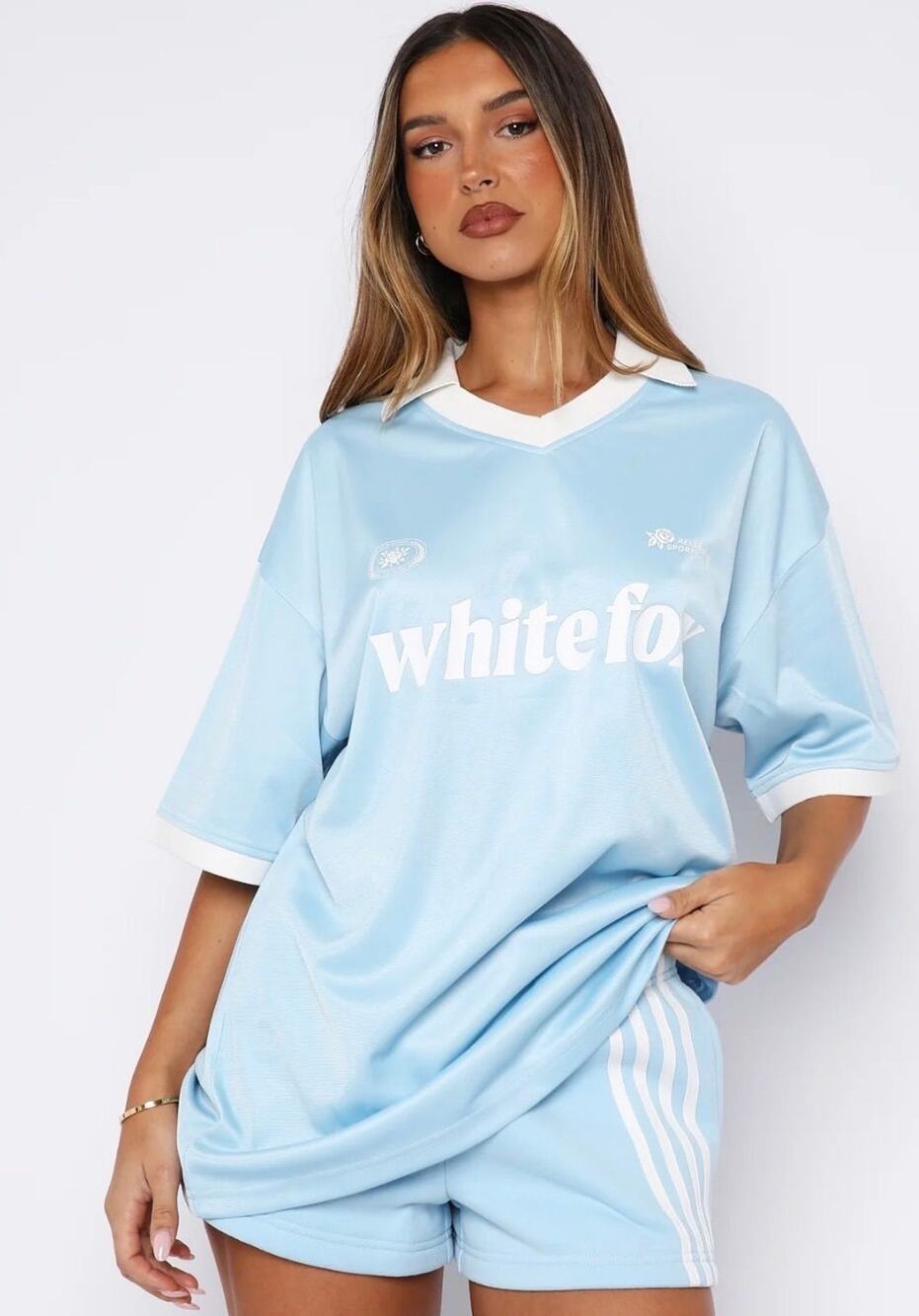 White Fox Release 15 Janie Oversized Jersey Blue